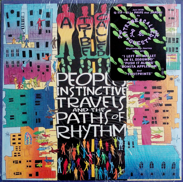 One of the best selling hip hop records on Discogs, A Tribe Called Quest's "People's Instinctive Travels And The Paths Of Rhythm" vinyl record
