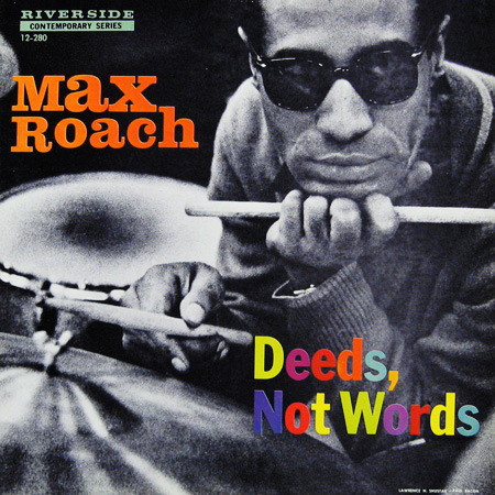 Most expensive records sold in October 2017 on Discogs: Max Roach - Deeds, Not Words